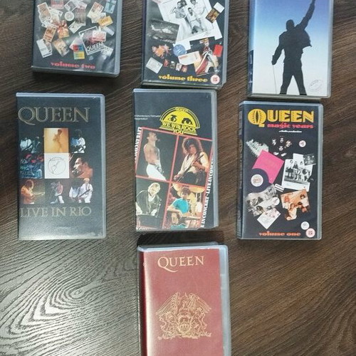 Queen 8 VHS μουσικά βίντεο Magic Years 1987-90 μεταχειρισμένα