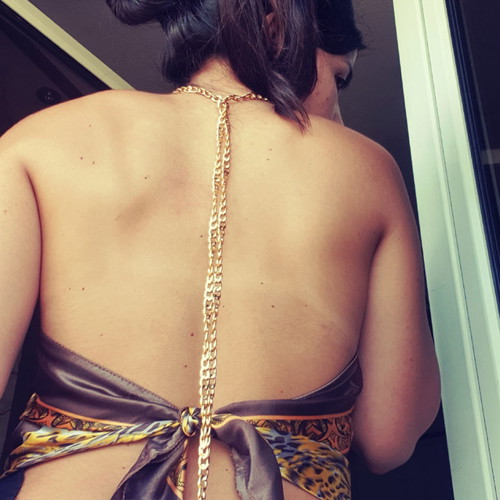 Top with chain new, adjustable length
