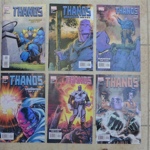 Thanos issues 7-12 used, includes free issue 2 by Jim Starling