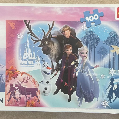 Frozen 2 children's puzzle used, 100 pieces