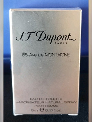 S.T. Dupont 58 Avenue Montaigne Eau de Toilette 5ml new