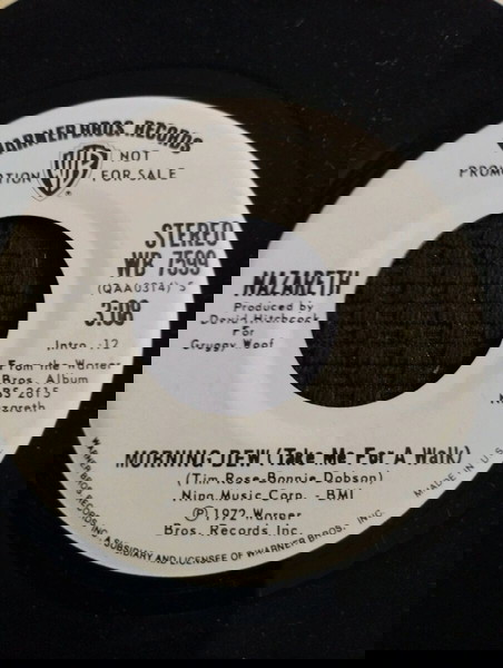 Nazareth - Morning Dew (take me for a walk) 7" Promo single