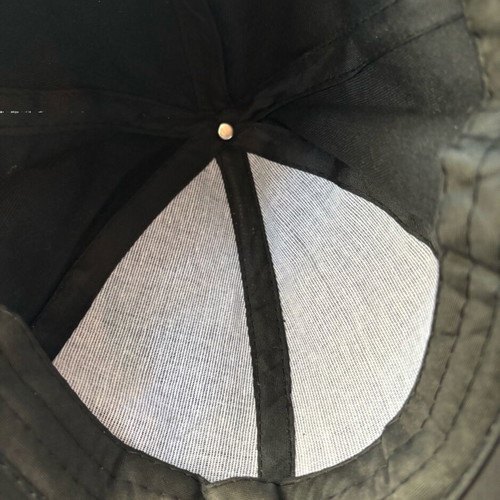Black metallic jockey hat, like new, size M