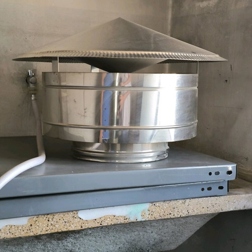 Chimney Cap like new, diameter 25 cm