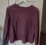 Dark purple sweater, size S