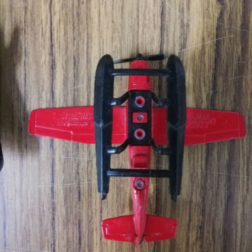 Matchbox Skybusters SB26 Cessna 210 (Fire) used float plane, 1989