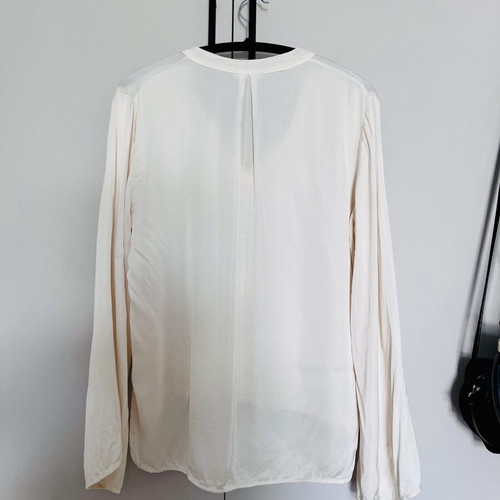 Silk blouse Pour Moi like new, cream white, size S