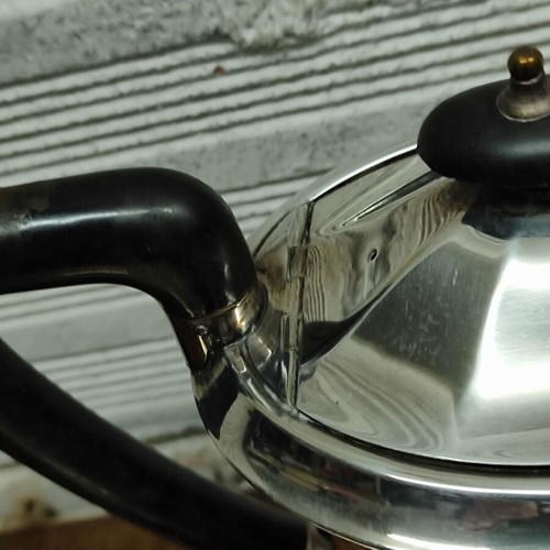 Silver-plated 3-piece tea set Sheffield England like new