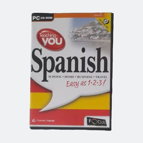 Teaching-you Spanish PC used, complete