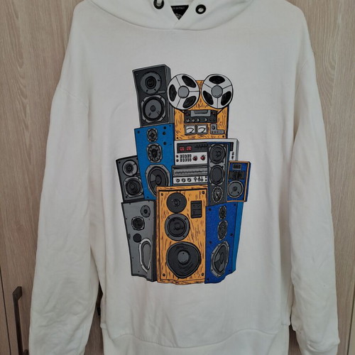 Franklin & Marshall men's sweatshirt like new, white, XXL