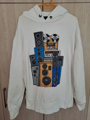 Franklin & Marshall men's sweatshirt like new, white, XXL
