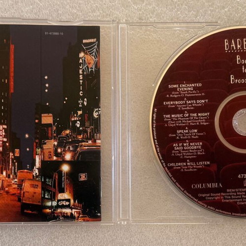 Barbra Streisand Back to Broadway CD used