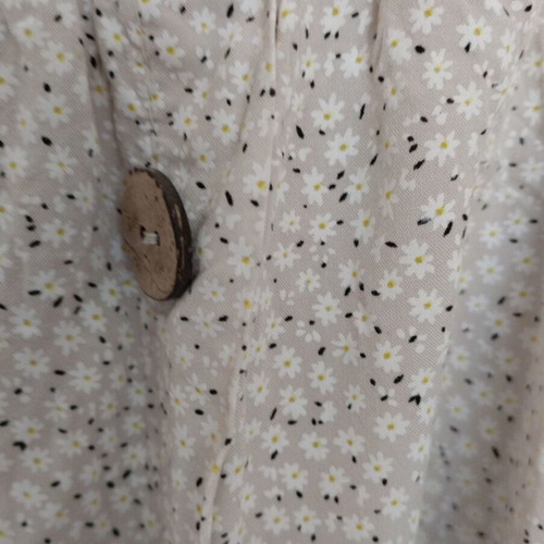 Summer dress used, size M, beige