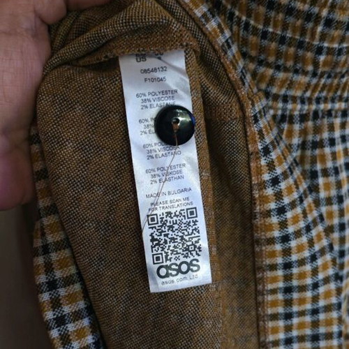 ASOS halter neck one-piece brown with vintage buttons new
