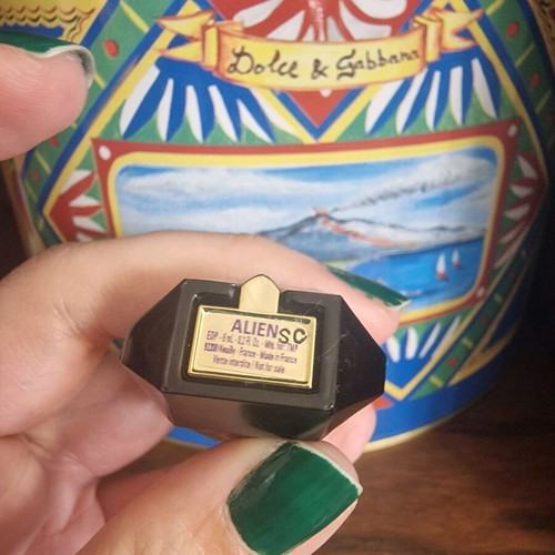 Perfume miniatures used, set of 5 with box