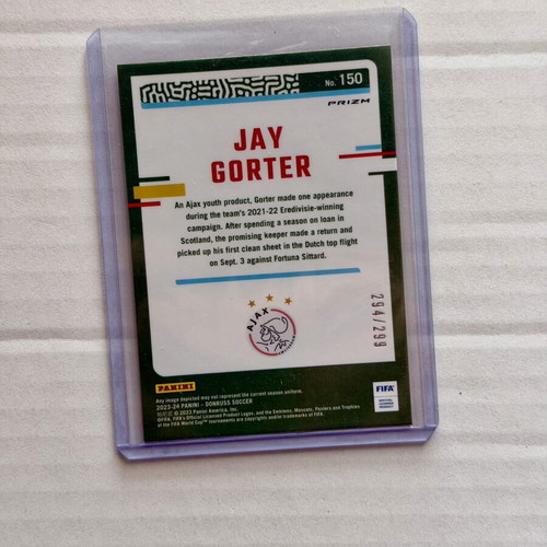 Panini Donruss Optic Red Prizm Jay Gorter Rookie Card 2023-24 new
