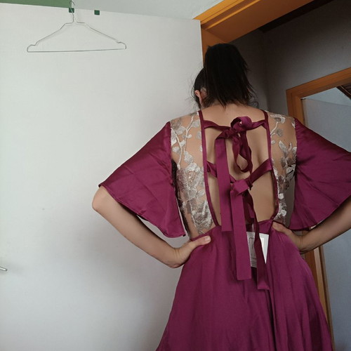 Madame Shou Shou Moule dress magenta new size M
