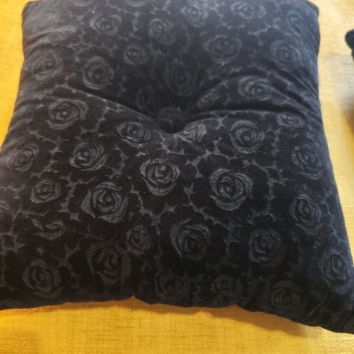 Decorative pillows made of authentic velvet like new