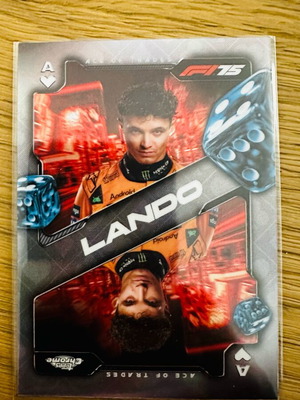 Lando Norris Ace of Trades Topps Chrome F1 2025 card like new