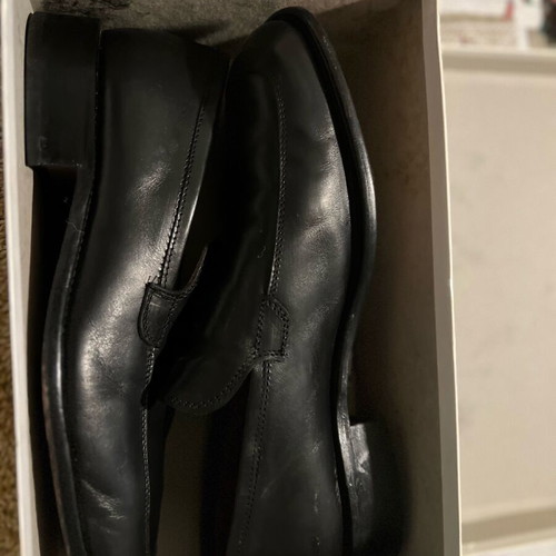 Giammario men's shoes scarpinia/moccasins used, size 45, black