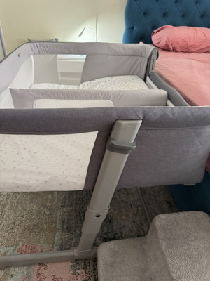 Chicco Next 2 Me Twin Baby Crib new with 2 mattresses
