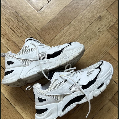 Women's light summer sneakers used, white, sizes 37.5-38