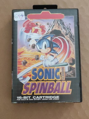 Sonic Spinball Sega game used