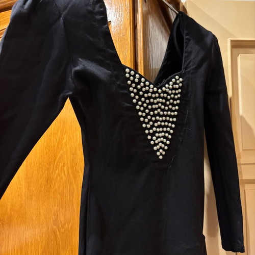 Vintage dress like new, elastic, black