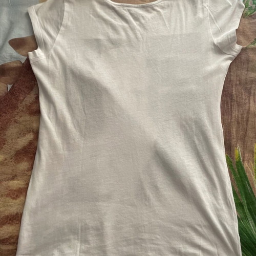 Pinko kids t-shirt white with Marilyn Monroe print and strass, used