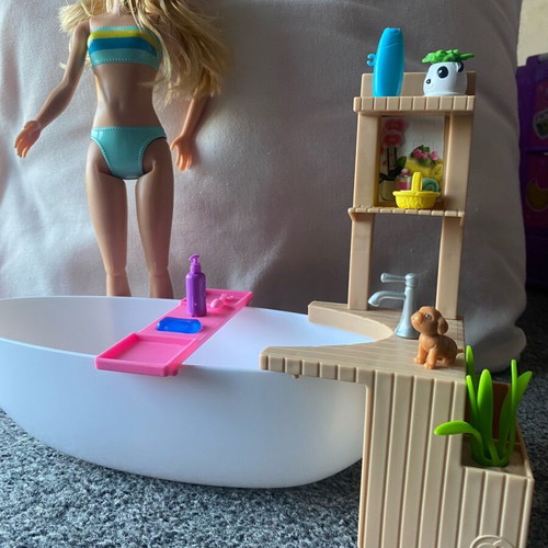 Spa Day Barbie Wellness Set Like New