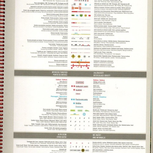 Marco Polo Road Atlas Czech Republic new, spiral bound