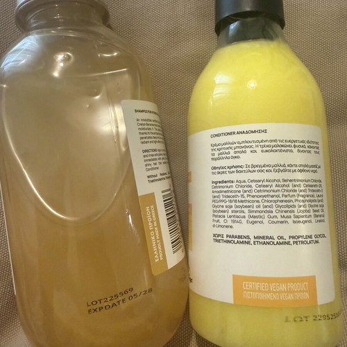 Mastic Origins shampoo and conditioner set new for hydration and repair