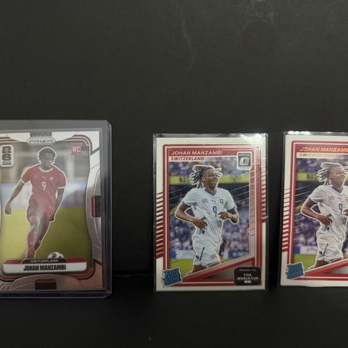 Johan Manzambi rookie card lot