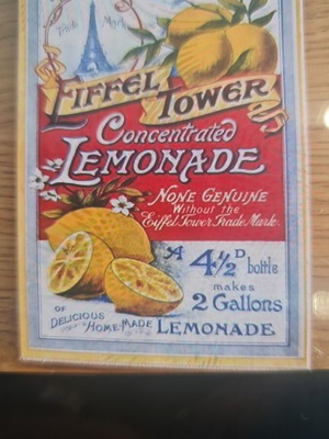 Wooden decorative lemonade sign like new 13×18