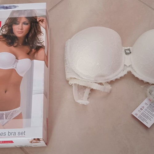 Bra white like new, size 80