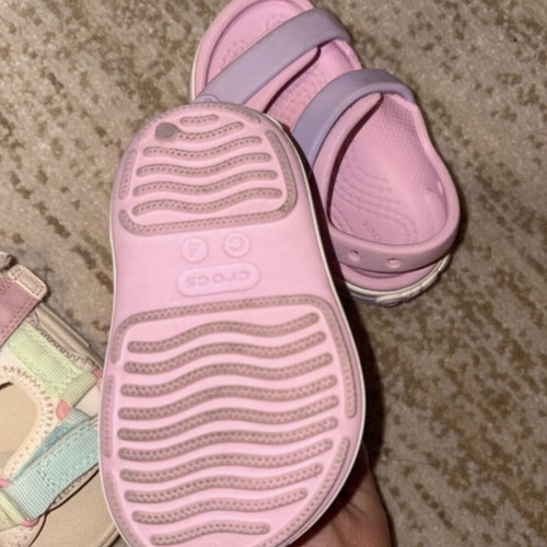 Crocs baby size 20 EU like new, lilac pink