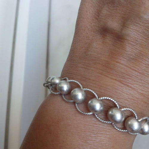 925 silver bracelet, 19 cm, 22 grams