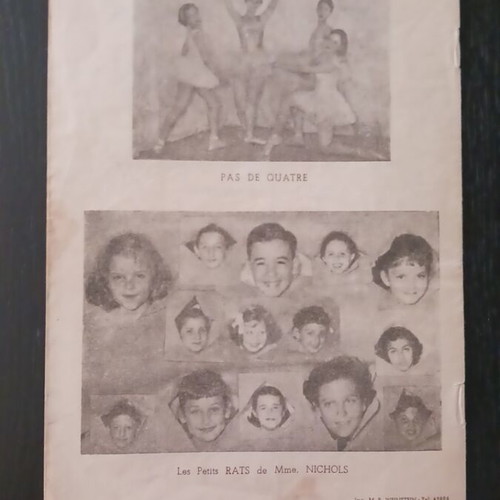 Grand Ballet Cassique magazine used, Cairo Egypt 1955