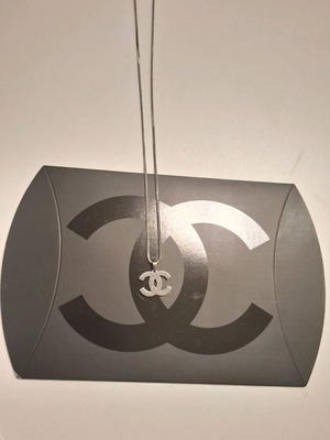 Chanel necklace stainless steel 45cm with gift box new