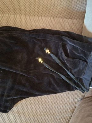 SugarFree Women's Velour Tracksuit Black Like New Size L