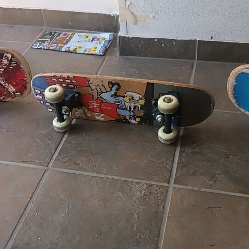 Skateboards used, pack of 3 pieces