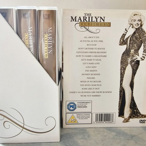 The Marilyn Collection DVD set like new, 18 classic films