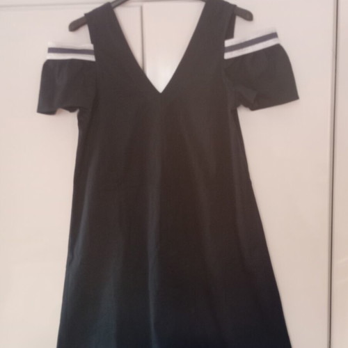 Cotton dress made in Italy, medium size, dark blue, like new
