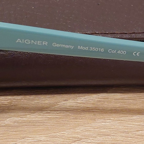 Aigner sunglasses like new, turquoise gradient lenses