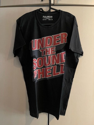T-shirt Pull & Bear size M black, lightly worn