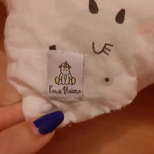 Children's pillows, star and moon shapes, I Am Unicorn