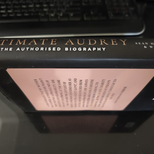 Intimate Audrey The Authorised Biography like new