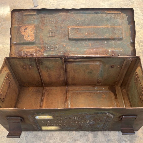 Metal ammunition box used, WW2 1941