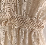 Lipsy asymmetrical lace dress like new, beige