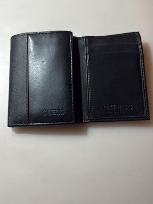 Guess Los Angeles wallet new, black and red